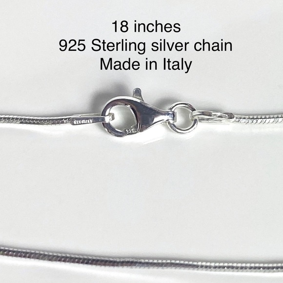 Clear Acrylic Ball Sphere necklace embellished with genuine Swarovski crystals - Picture 7 of 11